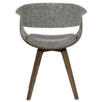 Scaun din Lemn Tapitat Gri CATCH BePureHome