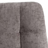Scaun din Material Textil Gri si Metal IXIA