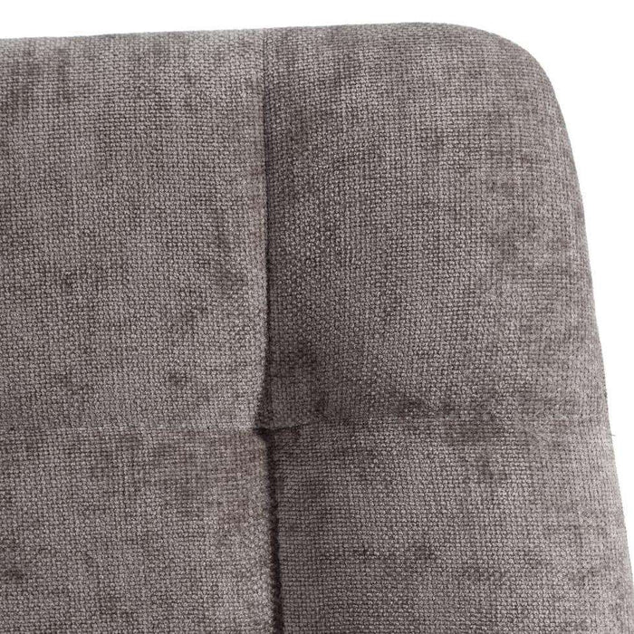 Scaun din Material Textil Gri si Metal IXIA