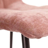 Scaun din Material Textil Roz si Metal IXIA