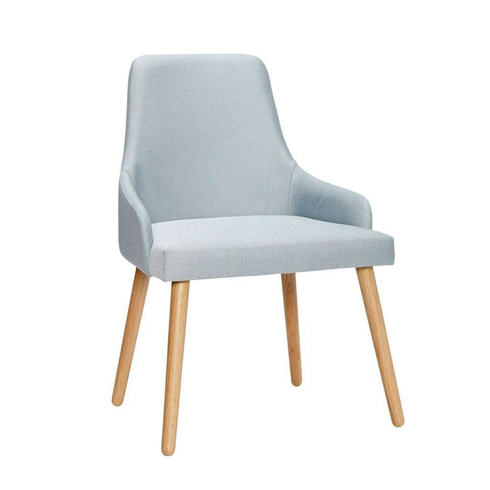 Scaun Tapitat Albastru Deschis