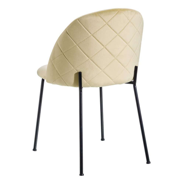 Scaun Verde din Poliester si Metal 43cm IXIA