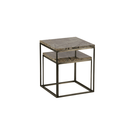 Set de 2 Masute de Cafea MELLOW din Marmura Maro WOOOD