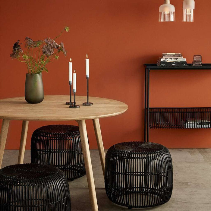 Taburet Rotund din Ratan Hubsch