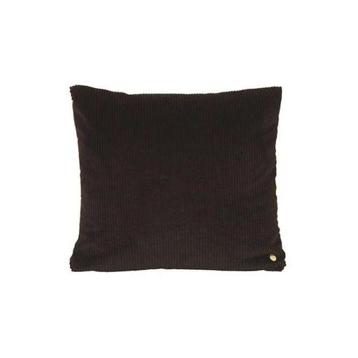 Perna Decorativa Patrata din Bumbac Maro CORDUROY 45x45cm