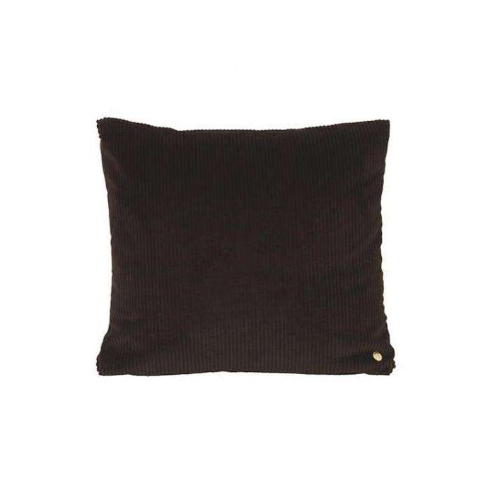 Perna Decorativa Patrata din Bumbac Maro CORDUROY 45x45cm